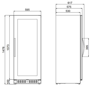 Винный шкаф Дометик E91FG Elegance фото 3 в Казани и Татарстане Винный шкаф Dometic E91FG Elegance фото 3 в Казани и Татарстане