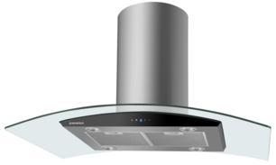Вытяжка Maunfeld ANCONA PLUS A (Glass Isla) 90 Inox Glass Black фото в Казани и Татарстане