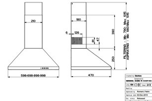 Вытяжка Фабер STRIP SMART PB X A90 фото 3 в Казани и Татарстане Вытяжка Faber STRIP SMART PB X A90 фото 3 в Казани и Татарстане