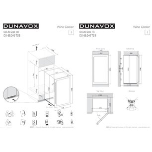 Винный шкаф Дунавокс DX-89.246TB фото 3 в Казани и Татарстане Винный шкаф Dunavox DX-89.246TB фото 3 в Казани и Татарстане