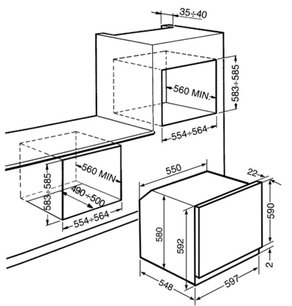 Духовой шкаф Smeg SF800GVAO фото 2 в Казани и Татарстане