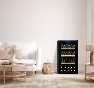Винный шкаф Ла Соммельер LS51.2ZBLACK фото 4 в Казани и Татарстане Винный шкаф La Sommeliere LS51.2ZBLACK фото 4 в Казани и Татарстане