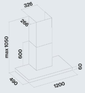 Вытяжка Фалмек PLANE BLACK 120 PLUS фото 2 в Казани и Татарстане Вытяжка Falmec PLANE BLACK 120 PLUS фото 2 в Казани и Татарстане