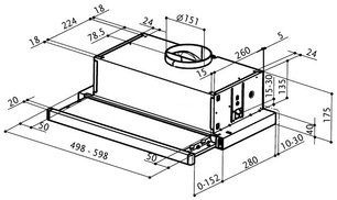 Вытяжка Фабер FLEXA HIP BK A50 фото 2 в Казани и Татарстане Вытяжка Faber FLEXA HIP BK A50 фото 2 в Казани и Татарстане