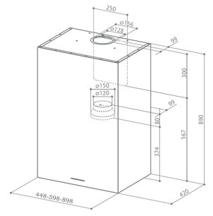 Вытяжка Фабер Cubia EG8 X A 90 Active фото 2 в Казани и Татарстане Вытяжка Faber Cubia EG8 X A 90 Active фото 2 в Казани и Татарстане