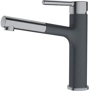 Смеситель Franke Centro с выдвижным шлангом оптика стали/графит Смеситель Franke Centro с выдвижным шлангом оптика стали/графит