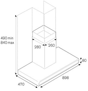 Вытяжка Bertazzoni KG90CONXA фото 4 в Казани и Татарстане