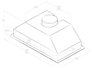 Встраиваемая вытяжка ELICA ERA S IX/A/72 фото 4 в Казани и Татарстане