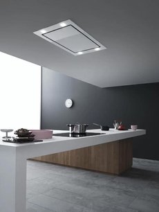 Встраиваемая вытяжка Falmec SIRIO IS 90 WHITE GLASS (без мотора) фото 3 в Казани и Татарстане