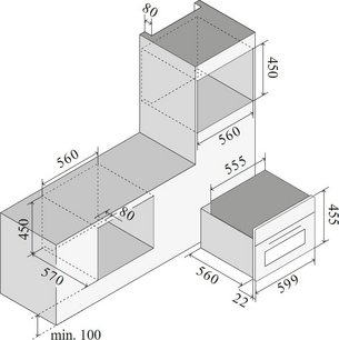 Духовой шкаф Ilve 645GHSW1/BK фото 2 в Казани и Татарстане