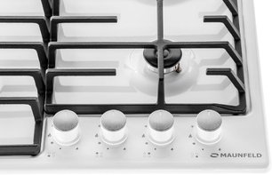 Газовая варочная панель MAUNFELD EGHE.64.6CW/G фото 4 в Казани и Татарстане Газовая варочная панель MAUNFELD EGHE.64.6CW/G фото 4 в Казани и Татарстане