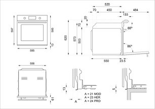 Духовой шкаф Бертаззони FMOD6115ELB1 фото 4 в Казани и Татарстане Духовой шкаф Bertazzoni FMOD6115ELB1 фото 4 в Казани и Татарстане