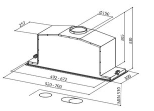 Вытяжка Фабер INCA LUX 2.0 EG8 X A52 фото 3 в Казани и Татарстане Вытяжка Faber INCA LUX 2.0 EG8 X A52 фото 3 в Казани и Татарстане