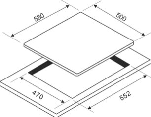 Варочная панель Zigmund Shtain GN 63.61 S фото 2 в Казани и Татарстане