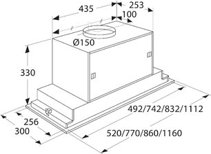 Встраиваемая вытяжка Asko CC4527S фото 3 в Казани и Татарстане