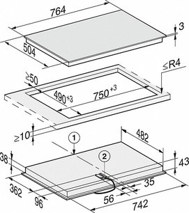 Варочная панель Miele KM 6542 FR фото 4 в Казани и Татарстане