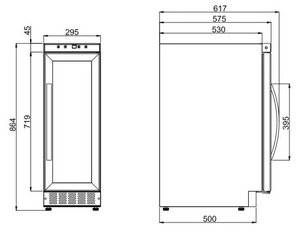 Винный шкаф Дометик B29G Basic фото 3 в Казани и Татарстане Винный шкаф Dometic B29G Basic фото 3 в Казани и Татарстане