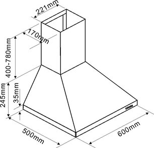 Вытяжка Kaiser А 6411W фото 2 в Казани и Татарстане