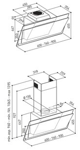 Вытяжка Кертинг KHC 97070 GN фото 2 в Казани и Татарстане Вытяжка Korting KHC 97070 GN фото 2 в Казани и Татарстане