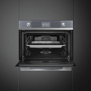 Духовой шкаф комбинированный с пароваркой Smeg SF4102VCS фото 3 в Казани и Татарстане