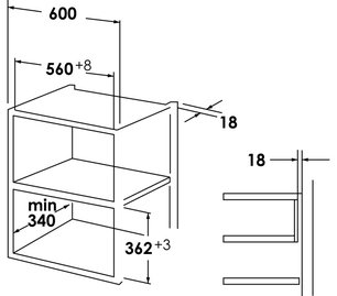 Встраиваемая микроволновая печь Schaub Lorenz SLM EW21D фото 2 в Казани и Татарстане