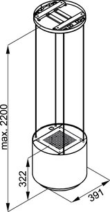 Подвесная вытяжка Brandt BHI2353G фото 4 в Казани и Татарстане