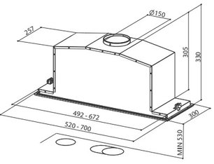 Вытяжка Фабер INCA LUX 2.0 EG8 X A70 фото 3 в Казани и Татарстане Вытяжка Faber INCA LUX 2.0 EG8 X A70 фото 3 в Казани и Татарстане