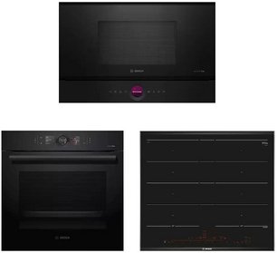 Bosch (духовой шкаф HSG856XC7 + варочная панель PXY675DC1E + микроволновая печь BFL9221B1) фото в Казани и Татарстане