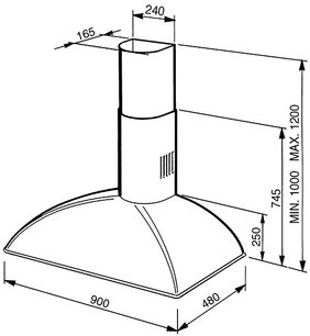Вытяжка Smeg KS89AE фото 2 в Казани и Татарстане