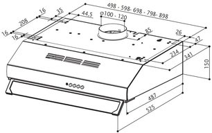 Вытяжка Фабер 741 PB X A60 фото 4 в Казани и Татарстане Вытяжка Faber 741 PB X A60 фото 4 в Казани и Татарстане