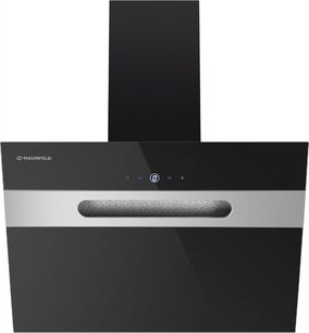 Кухонная вытяжка MAUNFELD Moon 60 черный\вставка сатин фото в Казани и Татарстане