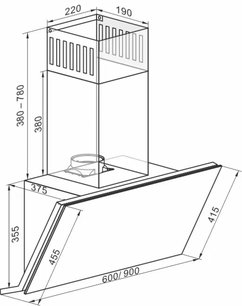 Вытяжка Kaiser AT 9430FG Eco фото 4 в Казани и Татарстане