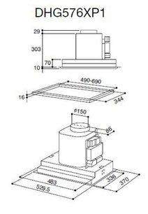 Вытяжка De Dietrich DHG 576 XP 1 фото 2 в Казани и Татарстане