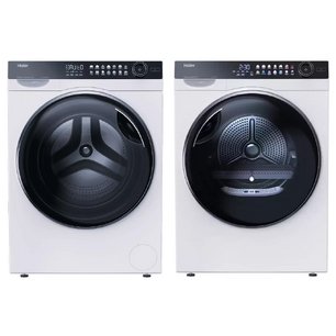 Haier (стиральная машина HW100-BD14378 + сушильная машина HD100-A2378) фото в Казани и Татарстане Haier (стиральная машина HW100-BD14378 + сушильная машина HD100-A2378) фото в Казани и Татарстане