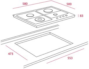 Варочная панель Teka EH 60 4G AI AL TR CI NAT VANIL. OS фото 2 в Казани и Татарстане
