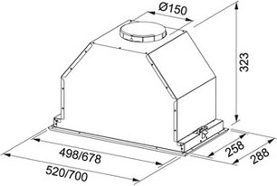Вытяжка Franke FBI 737 XS фото 3 в Казани и Татарстане