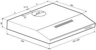 Вытяжка Крона JESSICA slim 600 metallic PB фото 2 в Казани и Татарстане Вытяжка KRONA JESSICA slim 600 metallic PB фото 2 в Казани и Татарстане