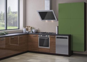 Наклонная вытяжка Krona AIDA Silent 900 5P inox/black фото 2 в Казани и Татарстане Наклонная вытяжка Krona AIDA Silent 900 5P inox/black фото 2 в Казани и Татарстане