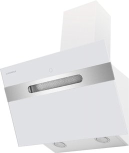 Кухонная вытяжка MAUNFELD Moon 60 белый\вставка сатин фото 2 в Казани и Татарстане