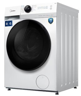 Стиральная машина с функцией сушки Мидеа MF200D80WBS/W-RU фото 3 в Казани и Татарстане Стиральная машина с функцией сушки Midea MF200D80WBS/W-RU фото 3 в Казани и Татарстане
