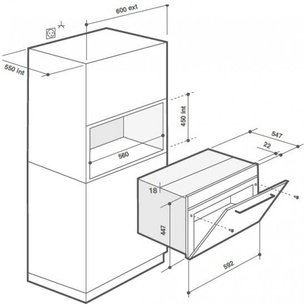 Встраиваемая микроволновая печь De Dietrich DKE7335BB фото 4 в Казани и Татарстане