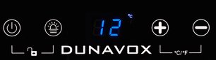 Винный шкаф Дунавокс DX-19.58BK фото 3 в Казани и Татарстане Винный шкаф Dunavox DX-19.58BK фото 3 в Казани и Татарстане