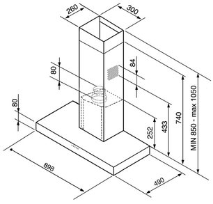 Вытяжка Smeg K90X фото 4 в Казани и Татарстане