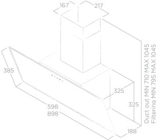 Вытяжка Elica SHIRE WH/A/90 фото 3 в Казани и Татарстане
