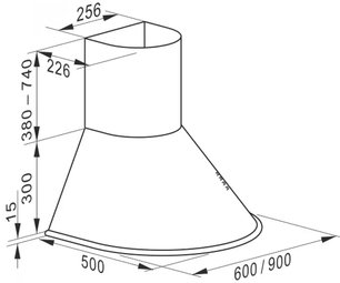 Вытяжка  Kaiser A 9423 GrBe Eco фото 4 в Казани и Татарстане