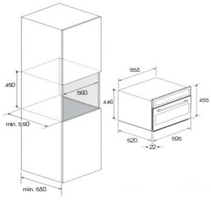 Встраиваемая микроволновая печь Лофра FMRNM66ME фото 3 в Казани и Татарстане Встраиваемая микроволновая печь Lofra FMRNM66ME фото 3 в Казани и Татарстане