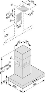 Вытяжка Miele PUR 68 W CLST с незначительным дефектом фото 2 в Казани и Татарстане