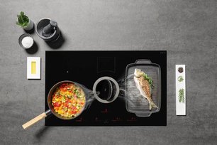 Варочная панель с вытяжкой Elica NIKOLATESLA SWITCH BL/A/83 фото 3 в Казани и Татарстане