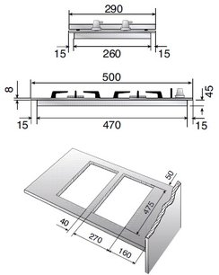 Варио-прибор (ДОМИНО) Ilve H30V/ IX фото 2 в Казани и Татарстане