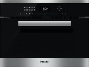 Компактный духовой шкаф с СВЧ Miele H6401BM CLST сталь фото в Казани и Татарстане